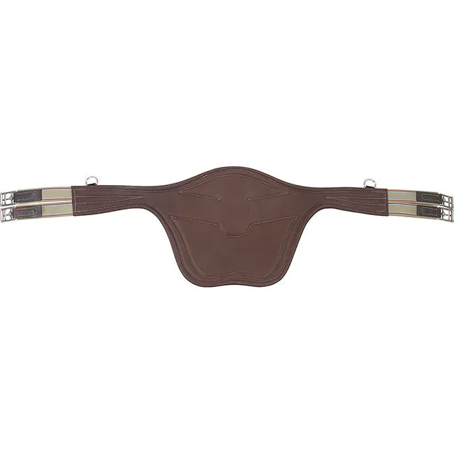 M. Toulouse Platinum Padded Leather Belly Guard Jumper Girth