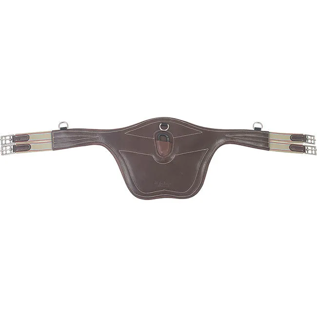 M. Toulouse Platinum Padded Leather Belly Guard Jumper Girth