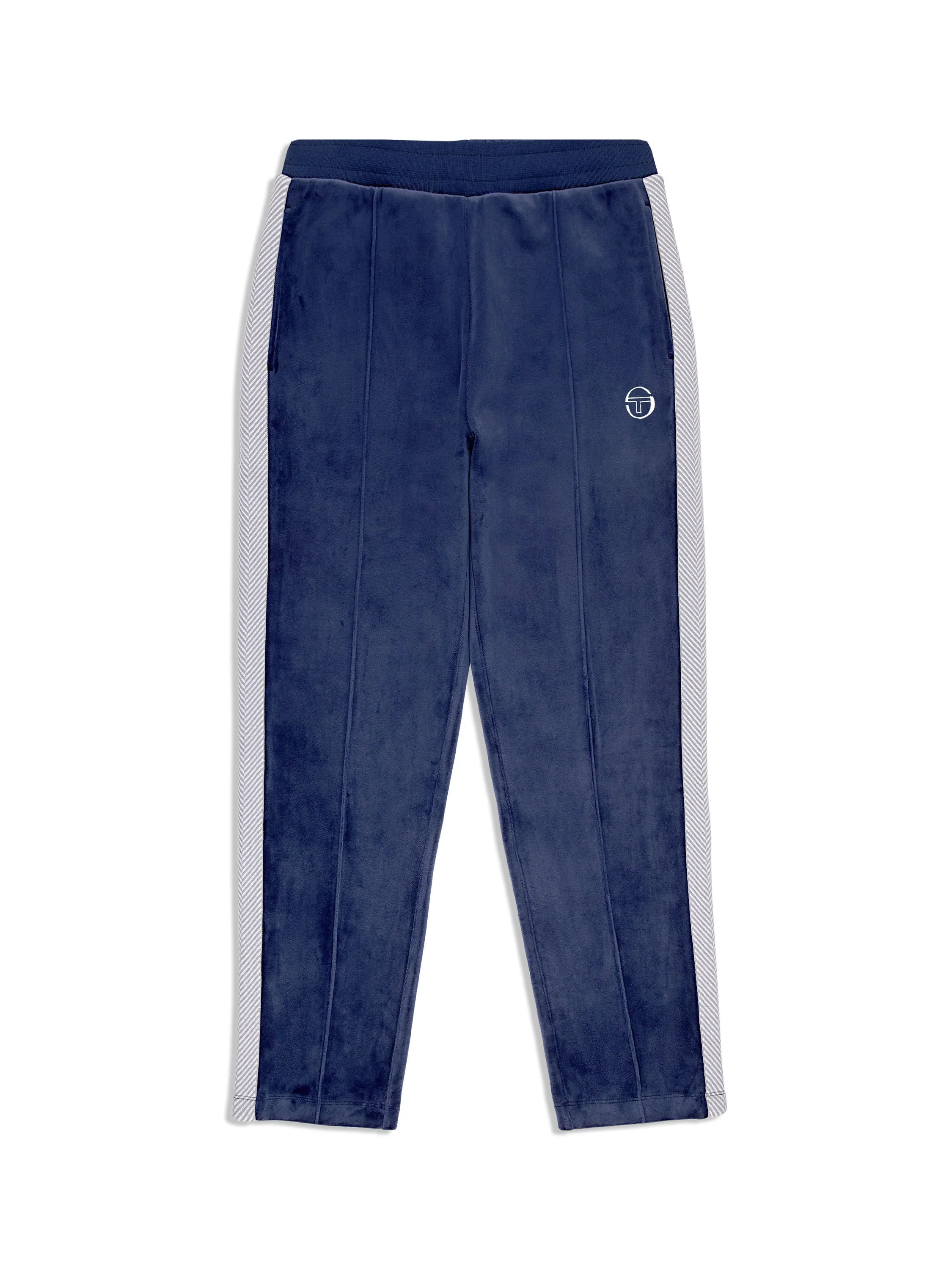 Maglia Velour Track Pant- Maritime Blue