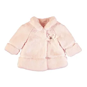 MAYORAL - Faux Fur Coat - Pink