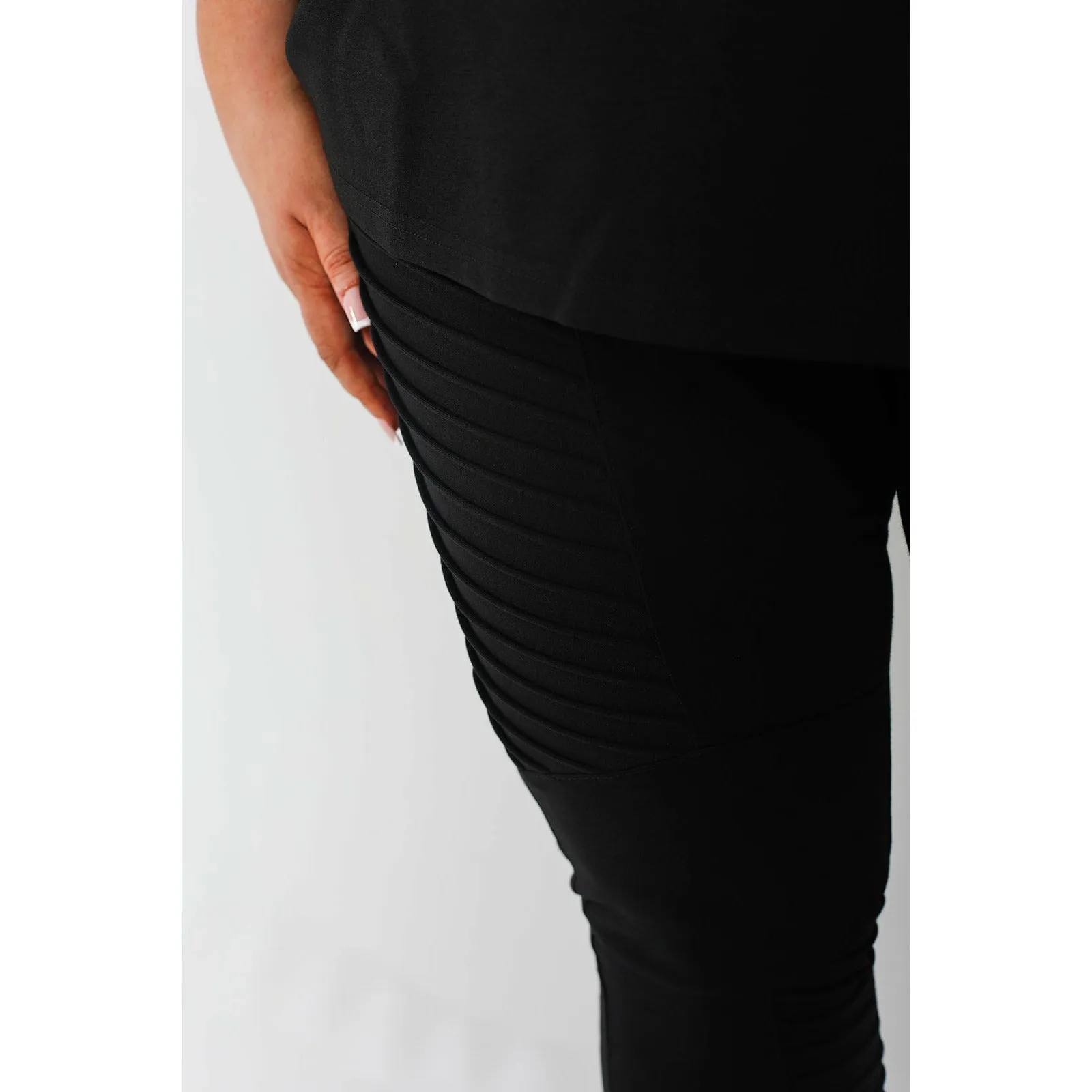 Mellomi Harley Jersey Leggings in Black