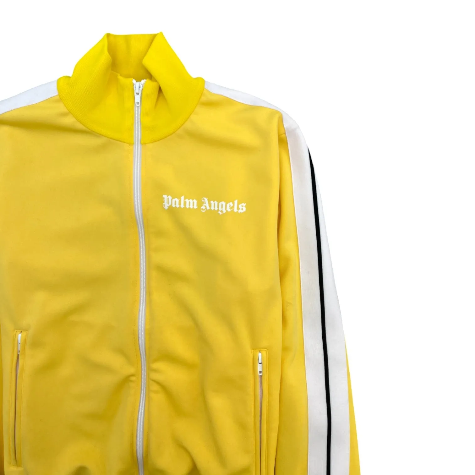 Men's Logo Track Jacket Yellow Size S