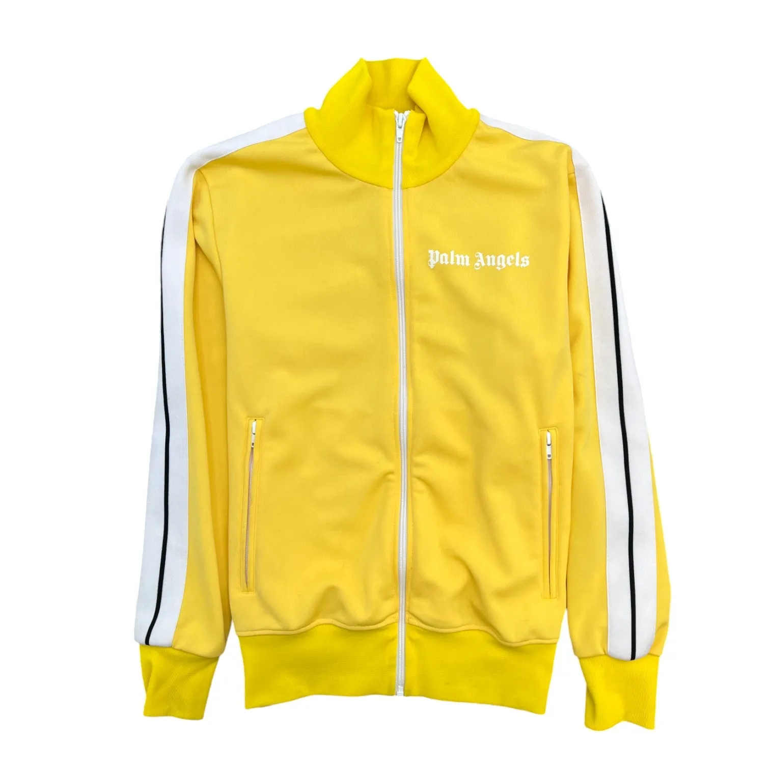 Men's Logo Track Jacket Yellow Size S