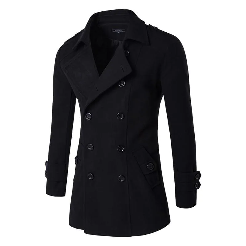 Men's Spring Autumn Overcoat