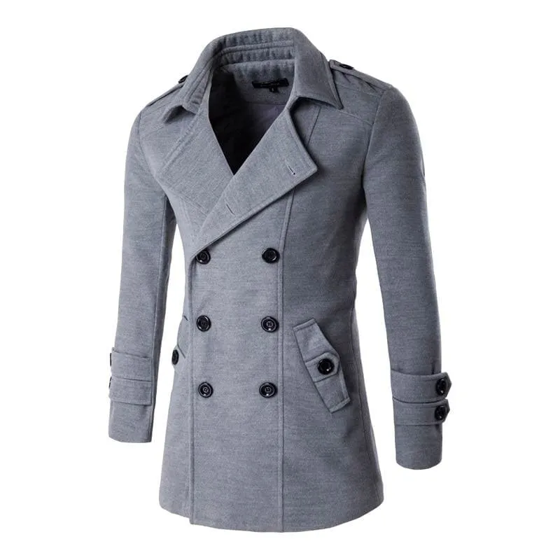 Men's Spring Autumn Overcoat