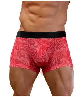 Men's Wild Red Stripes Sheer Trunk - BLOWOUT SALE!