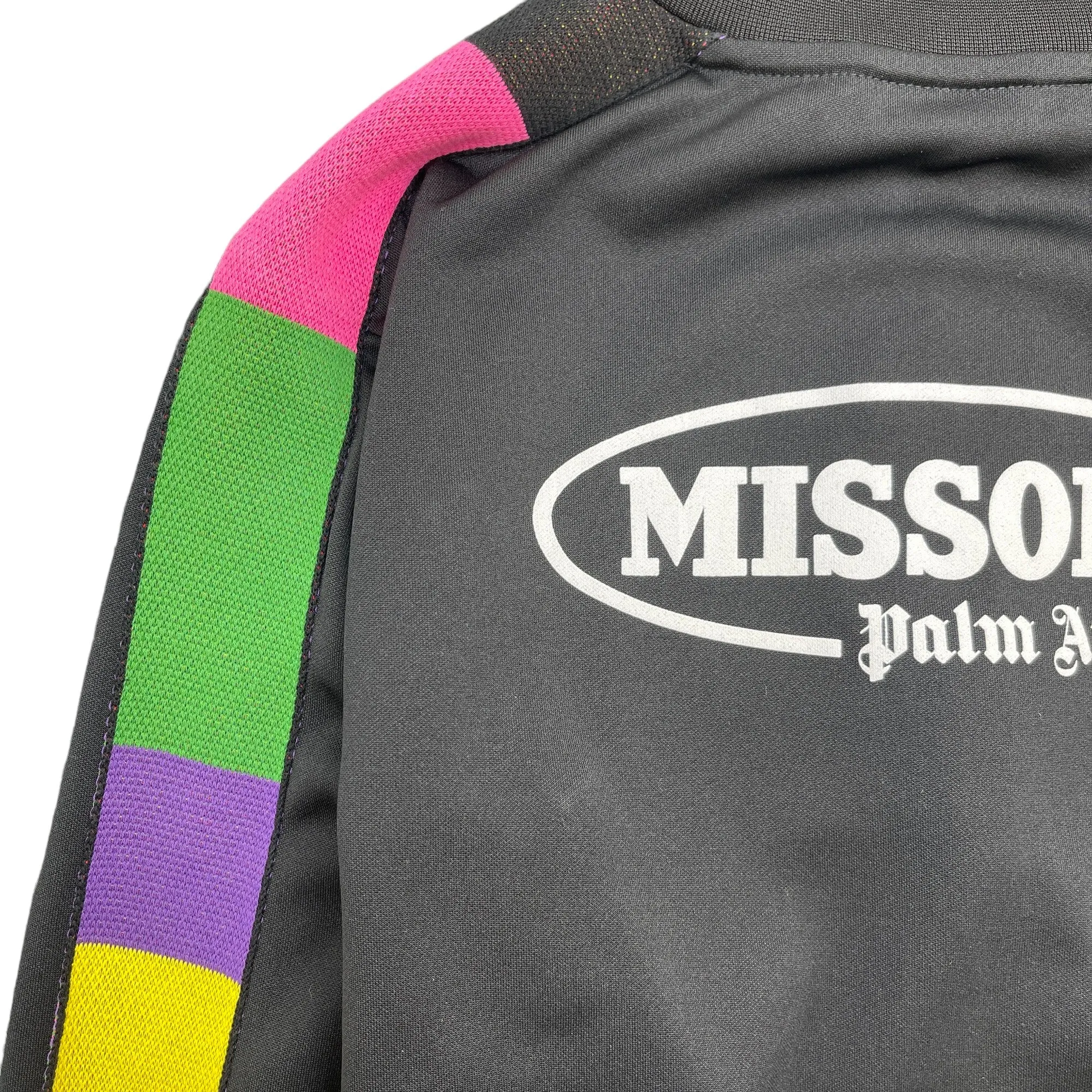 Men's X Missoni Logo Track Jacket Black Size L