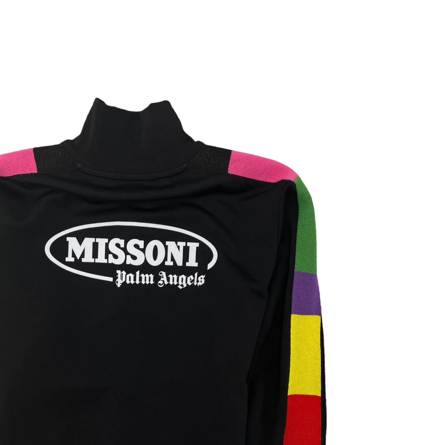 Men's X Missoni Logo Track Jacket Black Size M