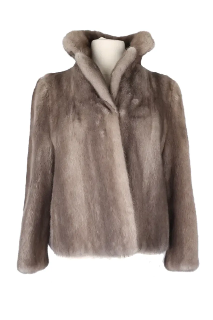 Mink Fur Dress Coat