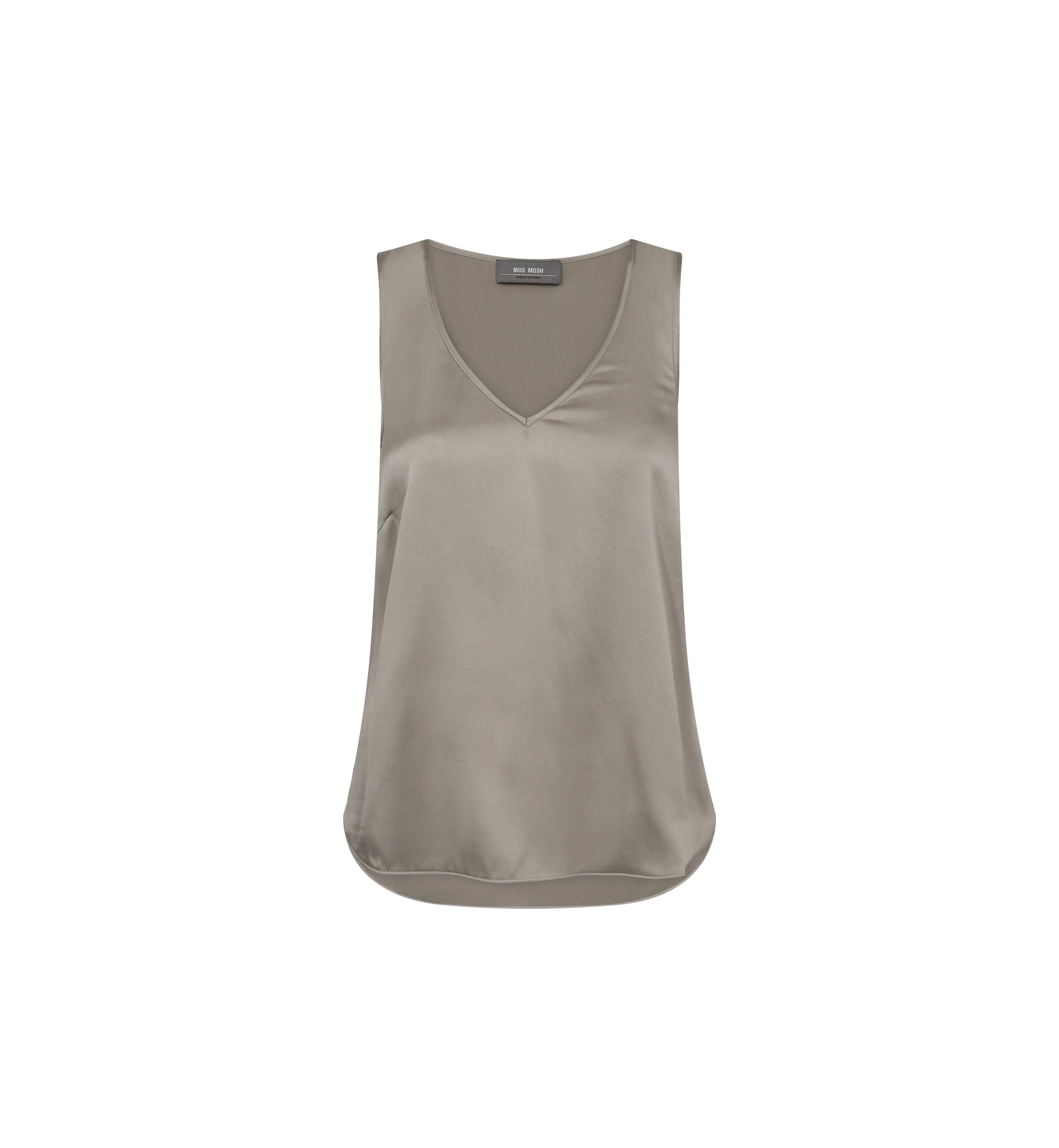 MMAstrid V-Neck Silk Tank Top