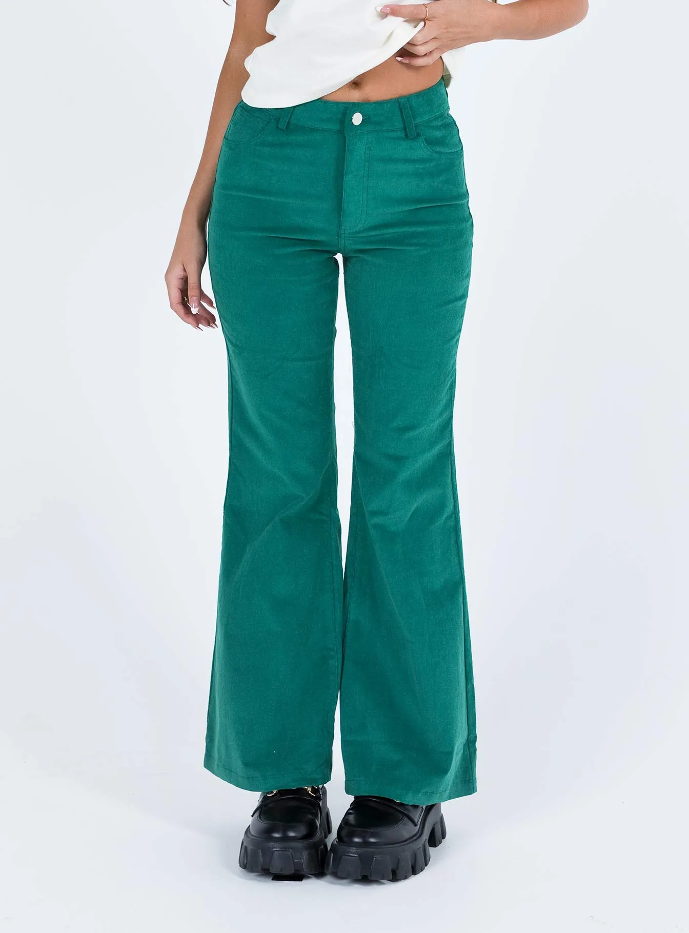 Nadia Pants Green Petite