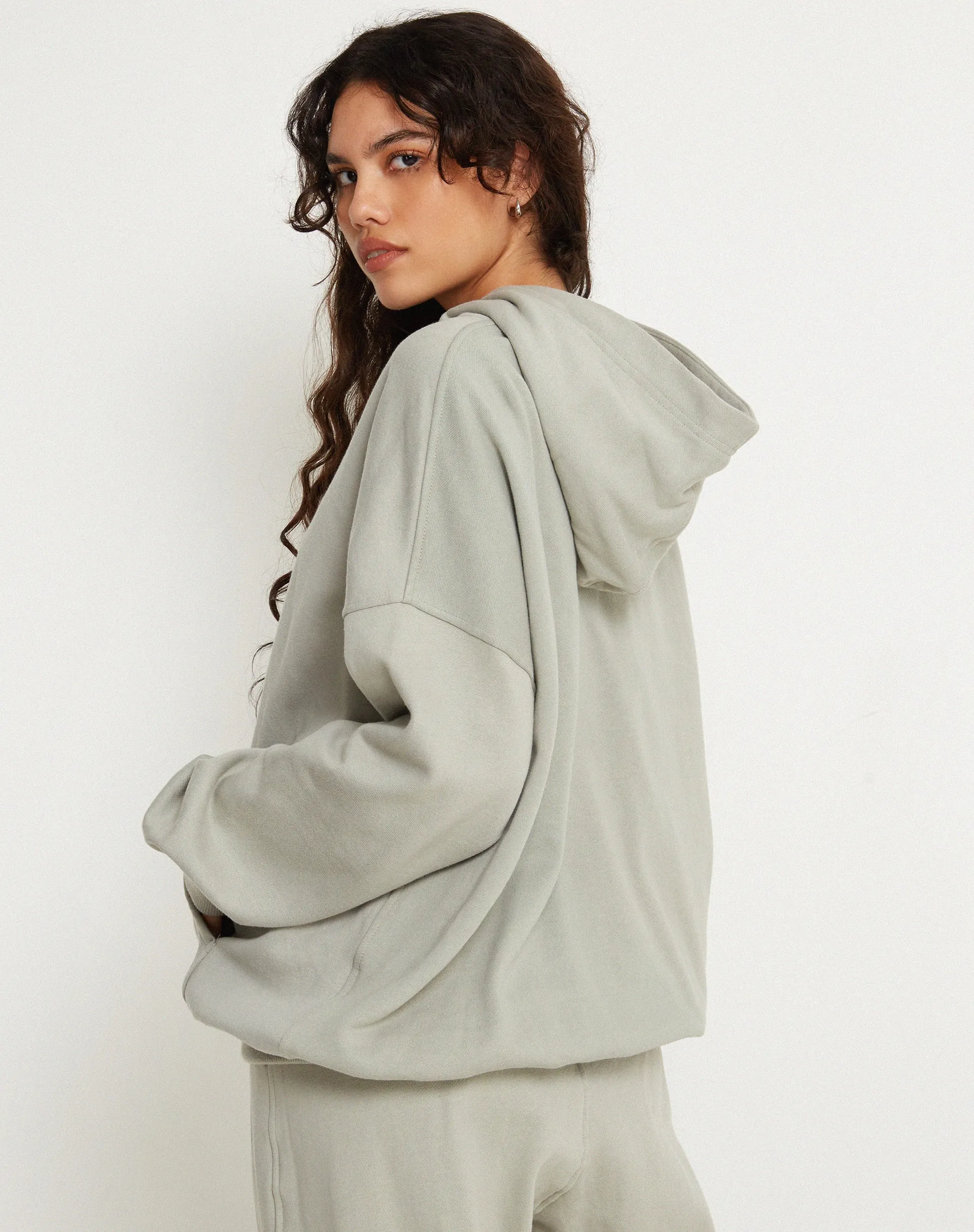 Oversize Hoodie in Surf Blue Utopia