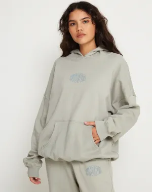 Oversize Hoodie in Surf Blue Utopia