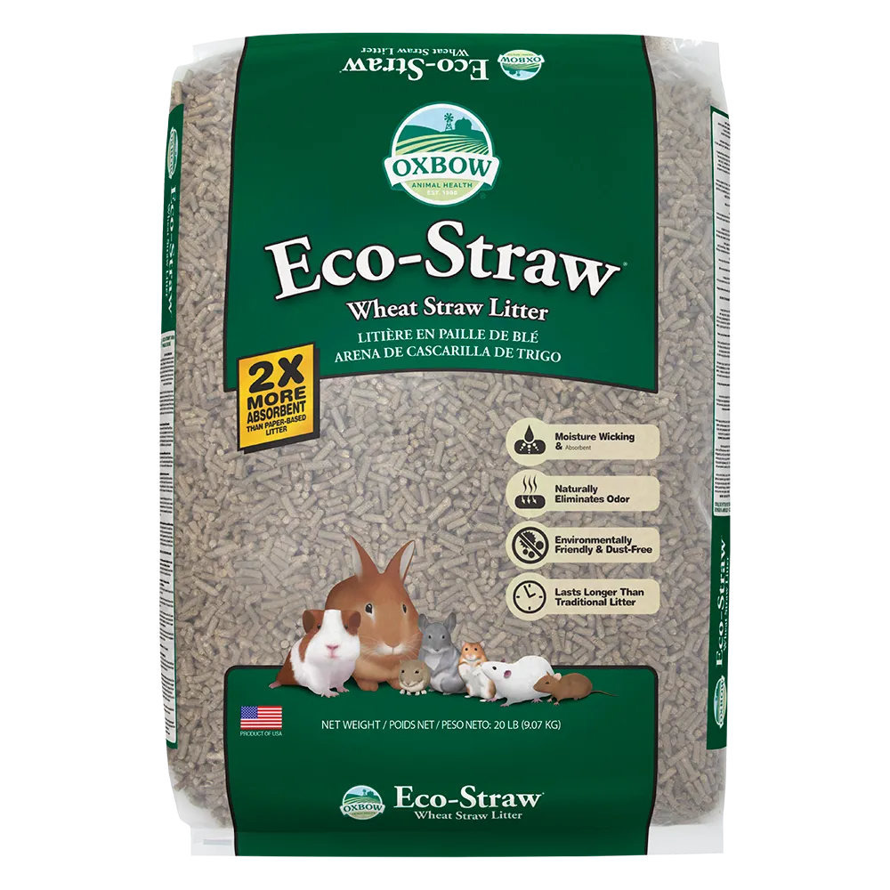 Oxbow Eco-Straw Litter for Small Animals 20lb