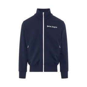 PA Classic Track Jacket in Navy Blue/White