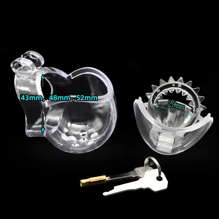 PC Egg-Type Restraint Male Chastity Device