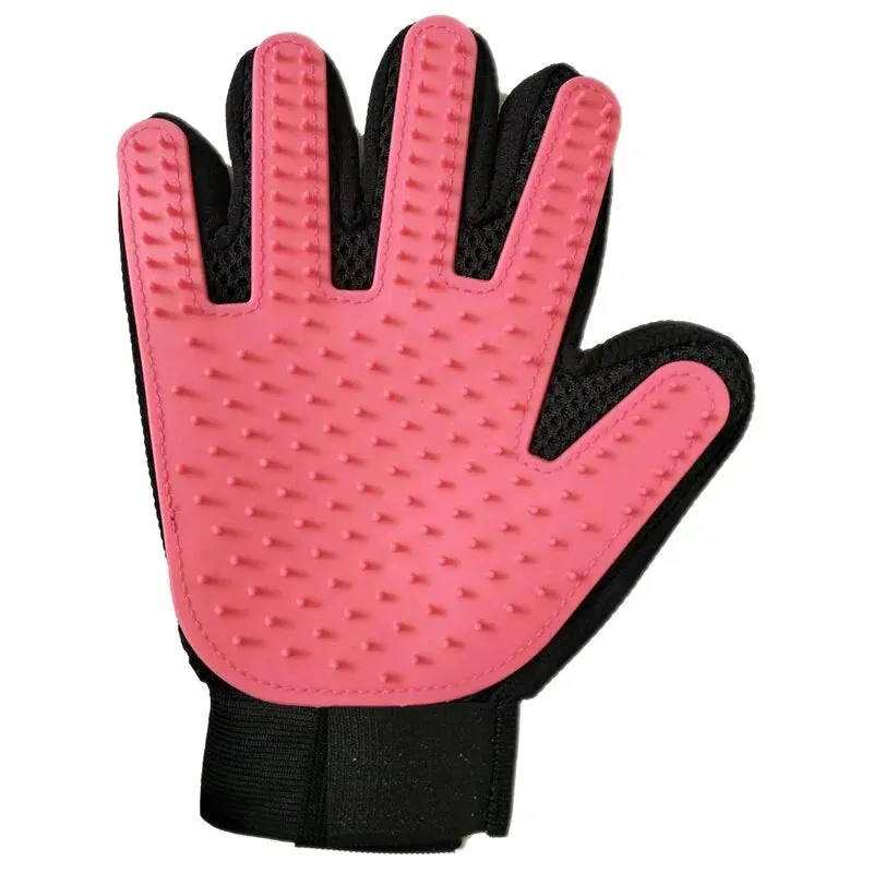 Pet Deshedding Brush Glove