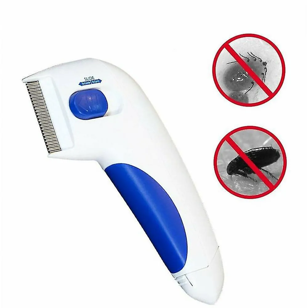 Pet Dog Nit Electric Head Lice Removal Treatment Chemical Eliminate Vacuum Comb