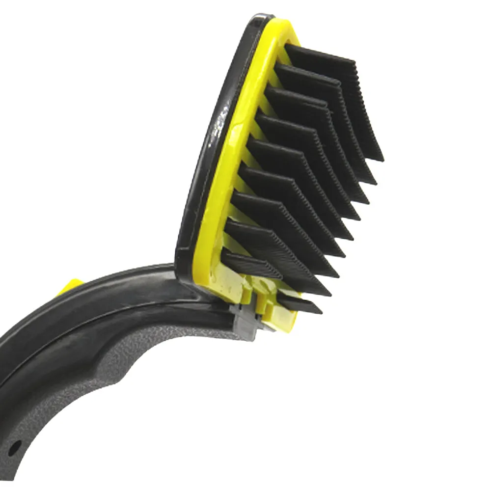 Pet Grooming Brush with Self-Cleaning Mechanism