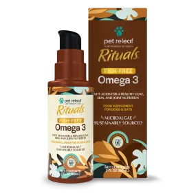 Pet Releaf Rituals Fish Free Omega 3 for Dogs & Cats