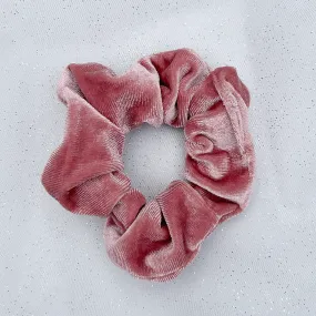 Pink Scrunchie in Velvet