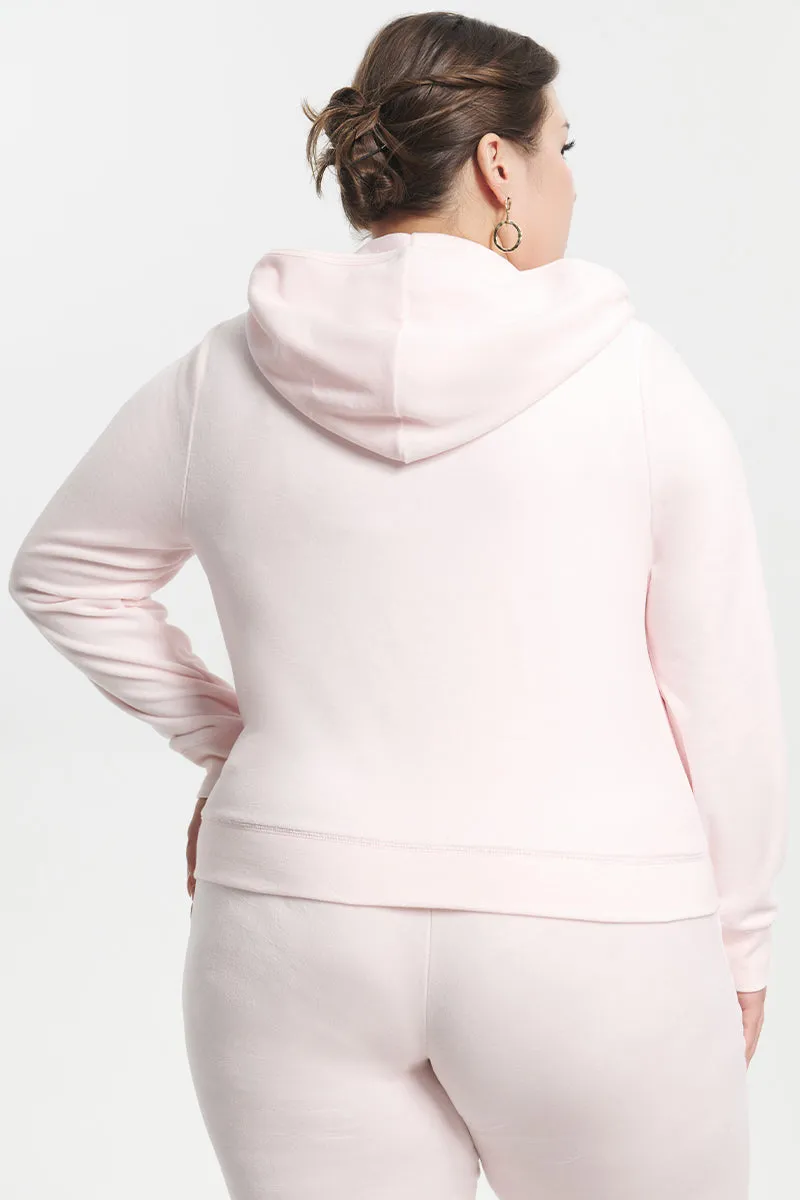 Plus-Size Classic Cotton Velour Hoodie