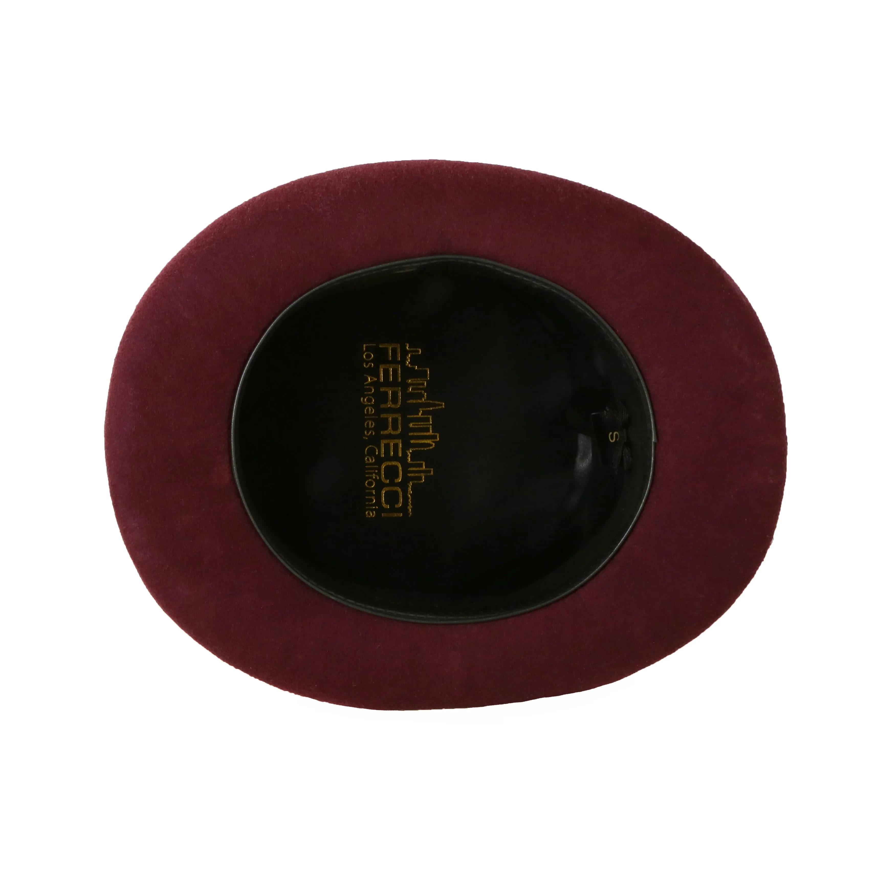 Premium Wool Burgundy Top Hat