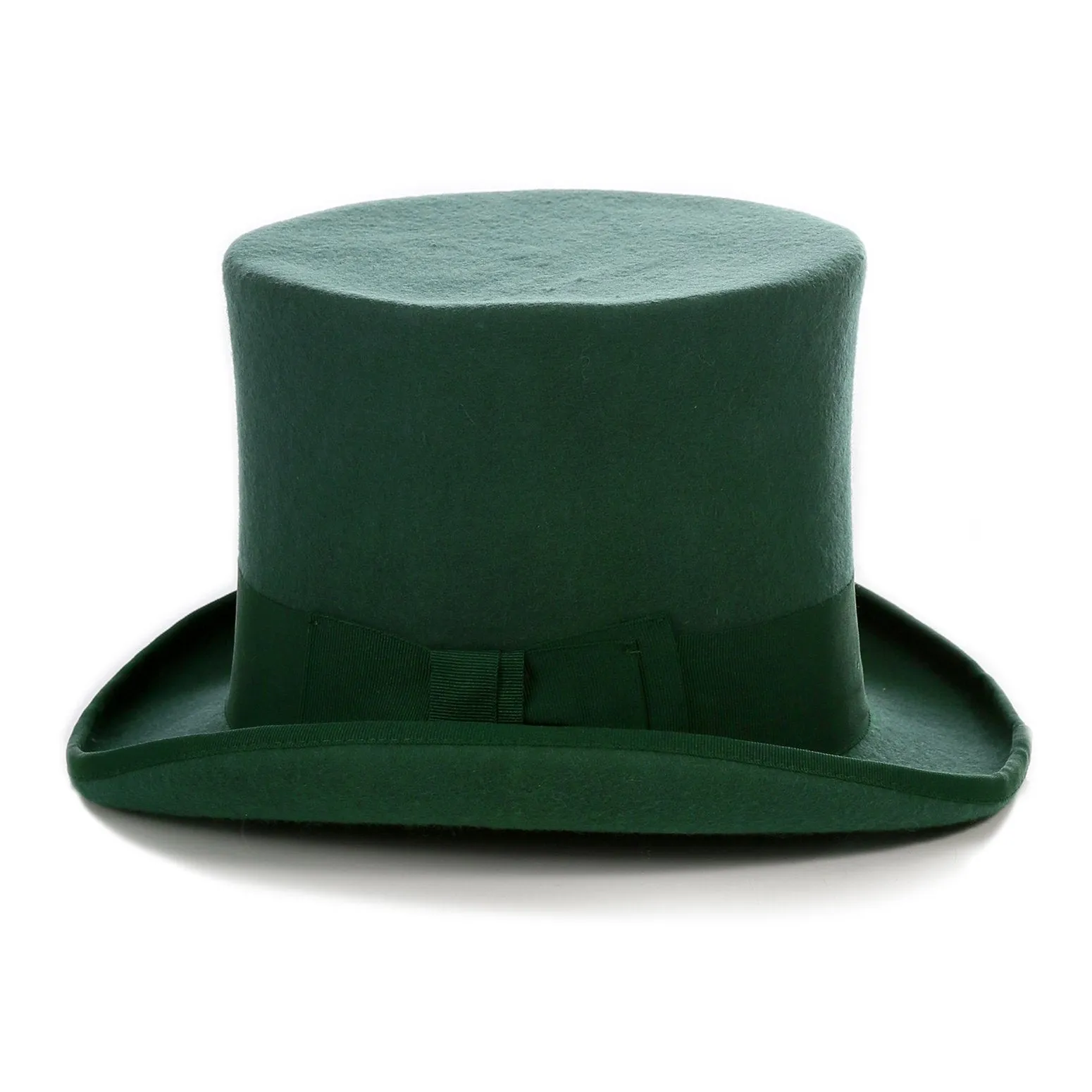 Premium Wool Hunter Green Top Hat