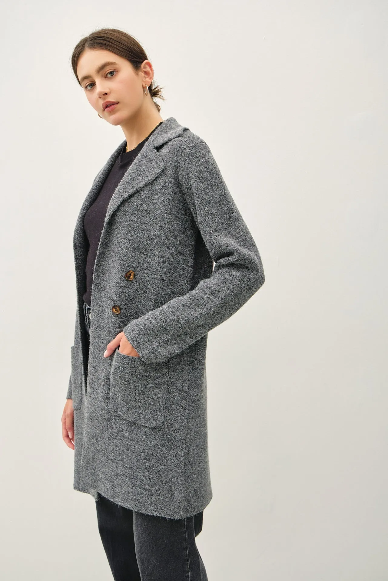 Pressing Matters Knit Coat