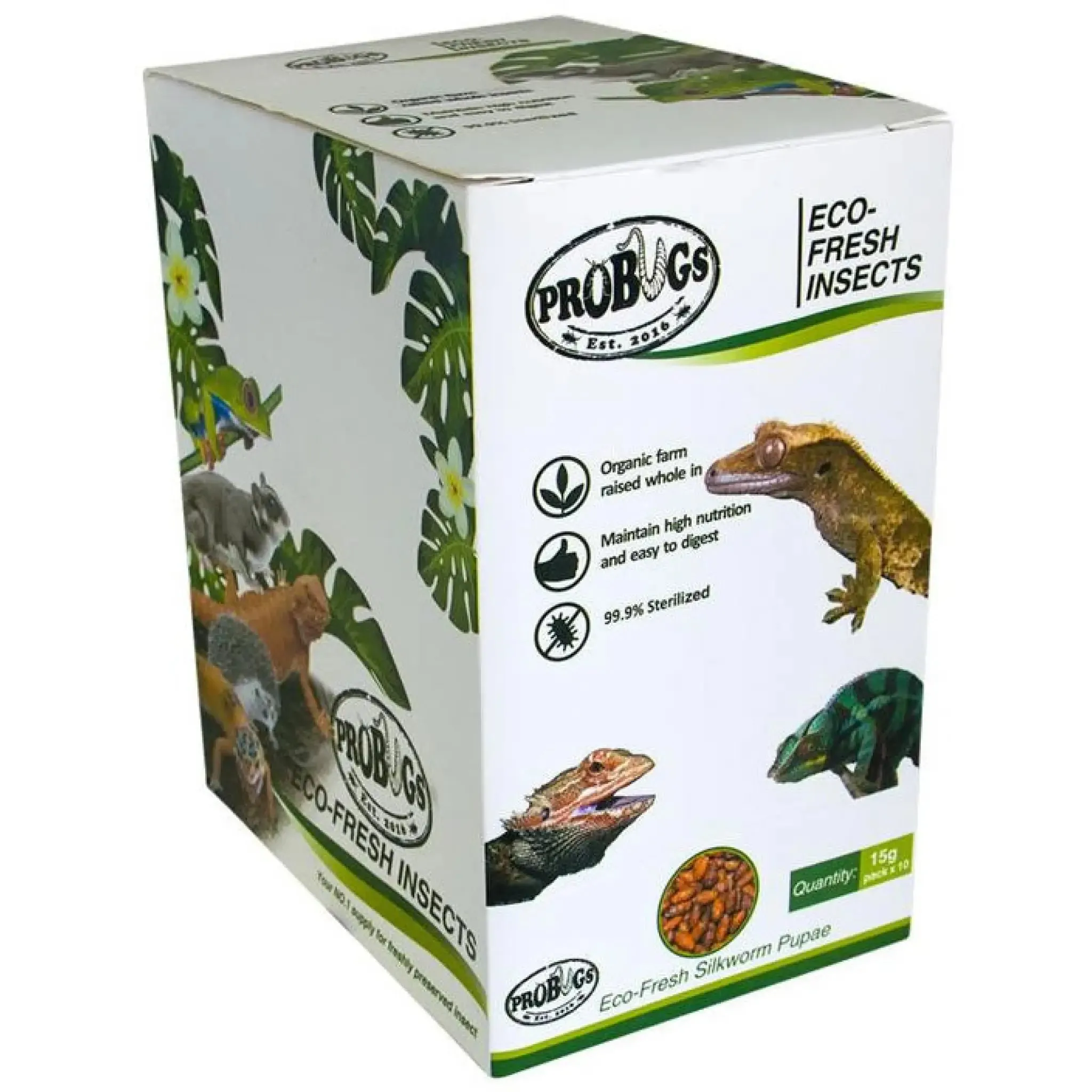 ProBugs Eco Fresh Silkworm pupae 15g