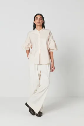 Rabens Saloner Tamara Shirt in Oatmeal