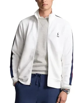 Ralph Lauren Double-Knit Mesh Track Jacket  | White Multi