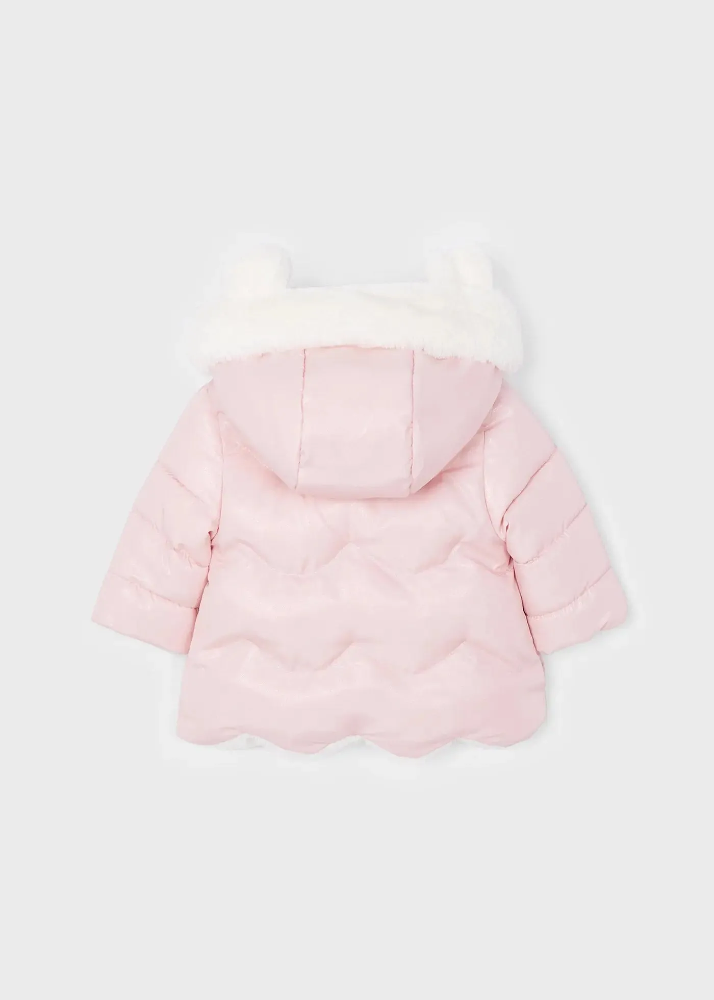 Reversible Faux Fur Coat Newborn | Mayoral