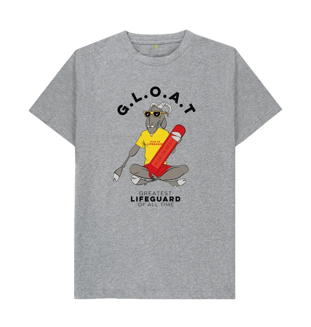 RLSS UK | G.L.O.A.T Men's T-shirt | Short Sleeve Organic Cotton T-shirt