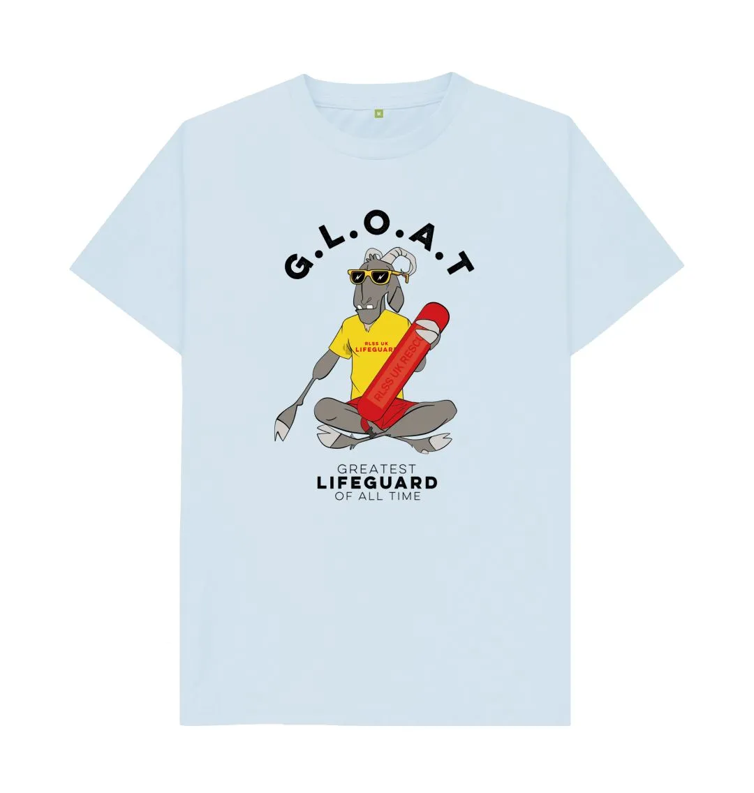 RLSS UK | G.L.O.A.T Men's T-shirt | Short Sleeve Organic Cotton T-shirt