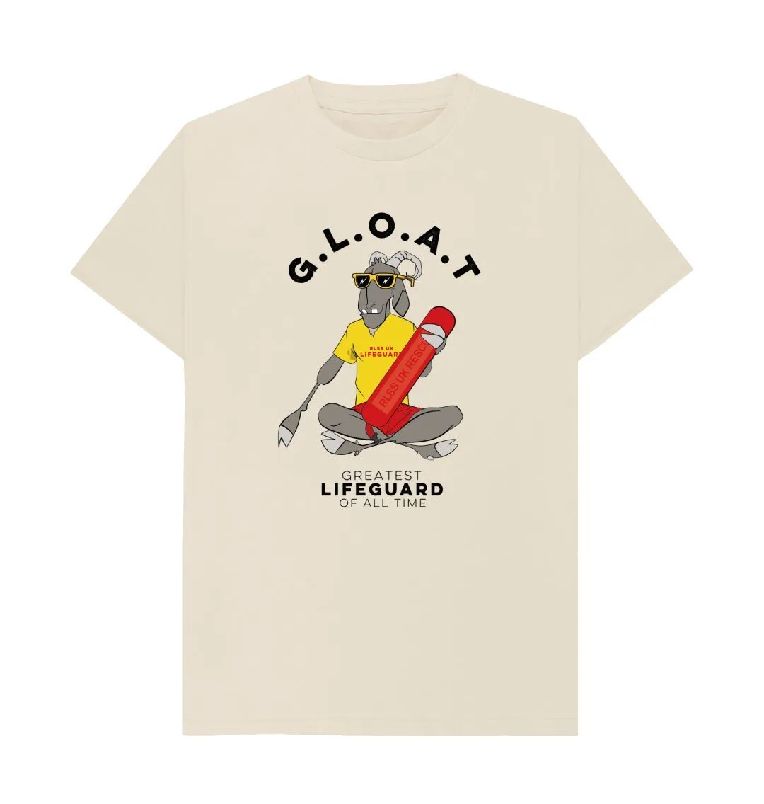 RLSS UK | G.L.O.A.T Men's T-shirt | Short Sleeve Organic Cotton T-shirt