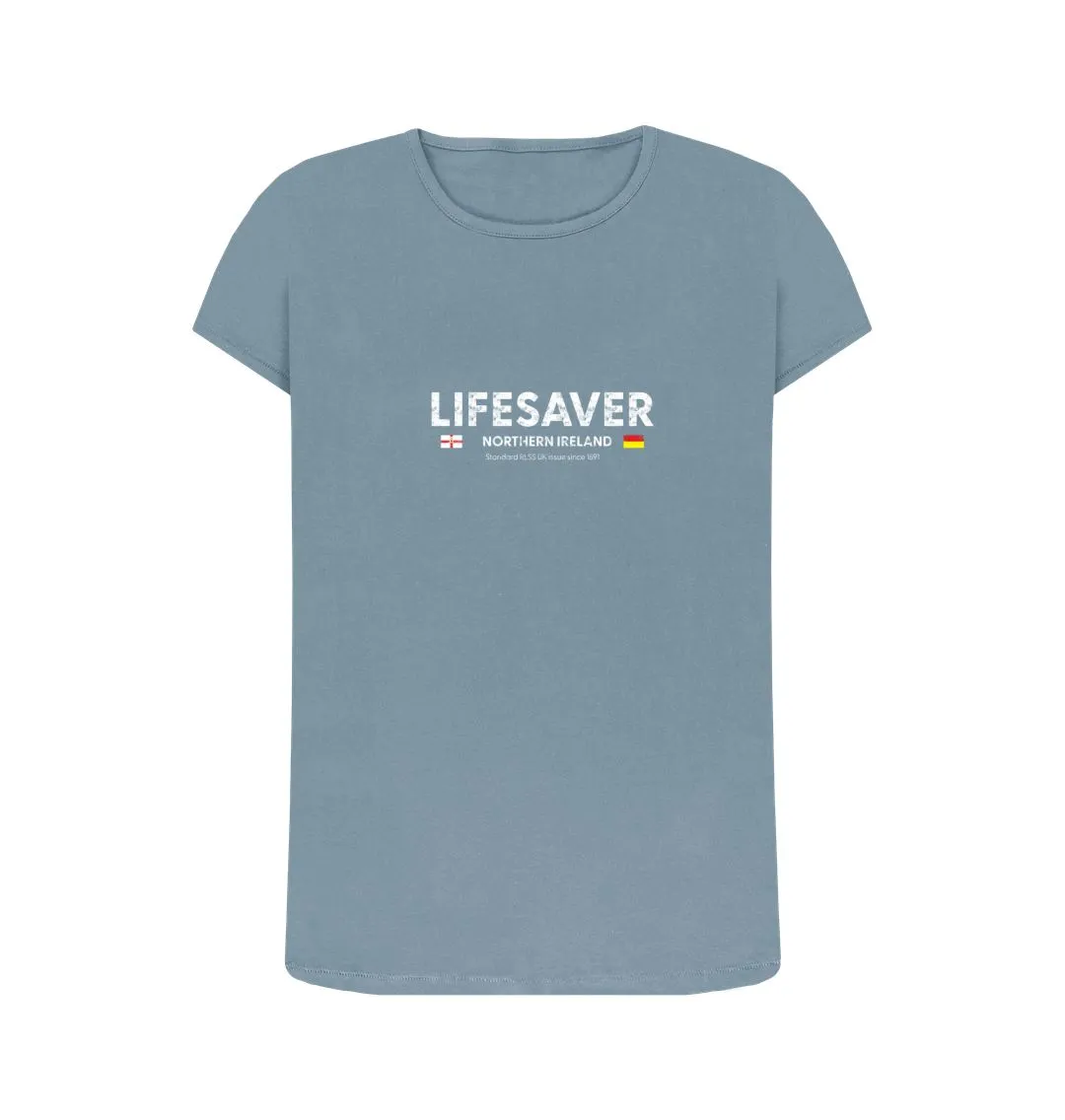 RLSS UK | Lifesaver Northern Ireland Women's T-shirt | Short Sleeve Organic Cotton T-shirt