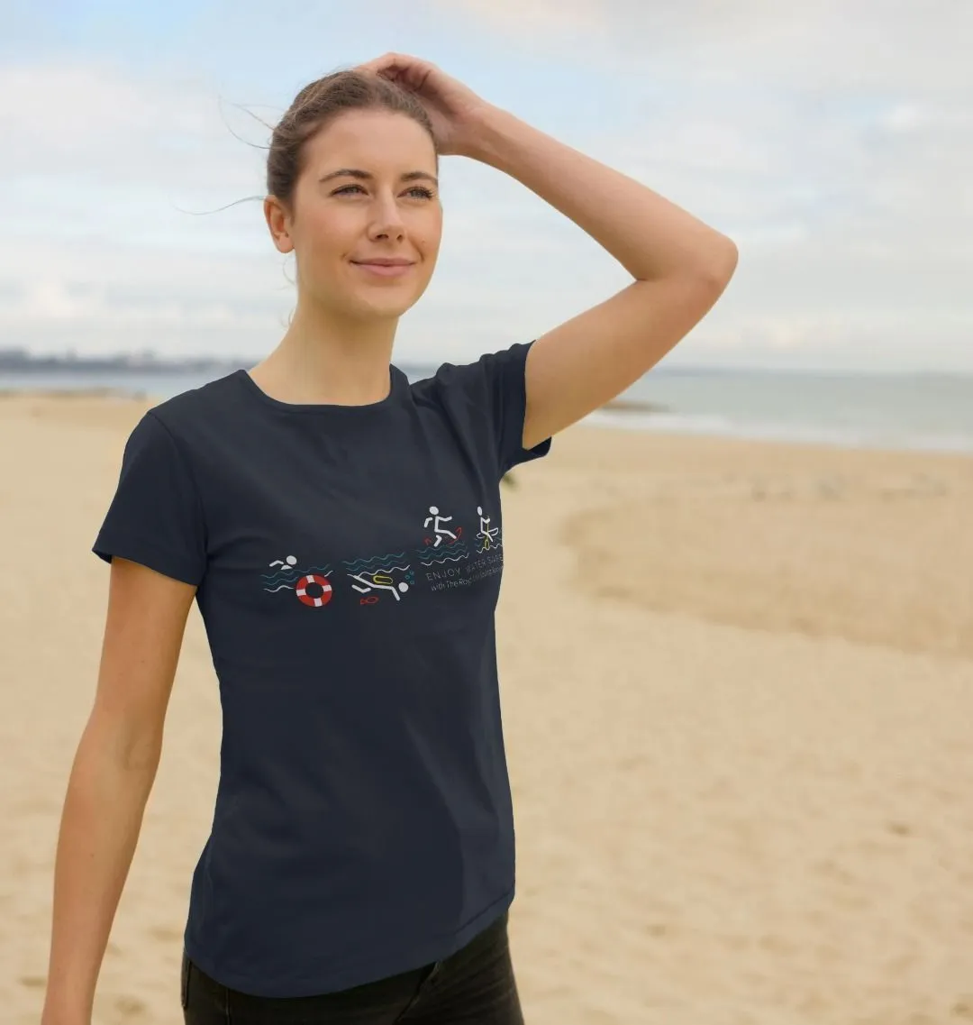 RLSS UK | Stick Man Sports Women's T-shirt | Short Sleeve Organic Cotton T-shirt