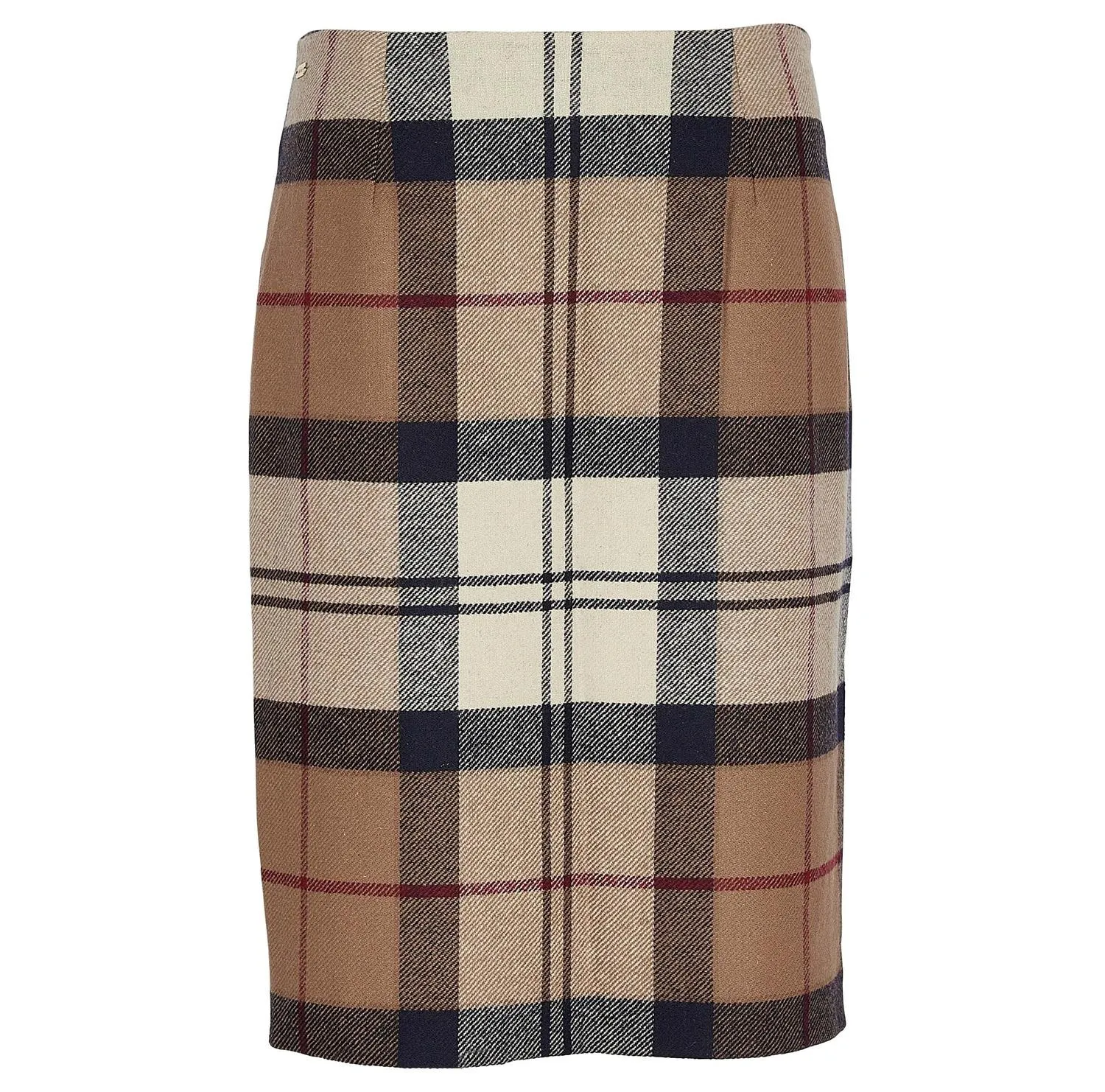 Rosa Tartan Midi Skirt Hessian Tartan