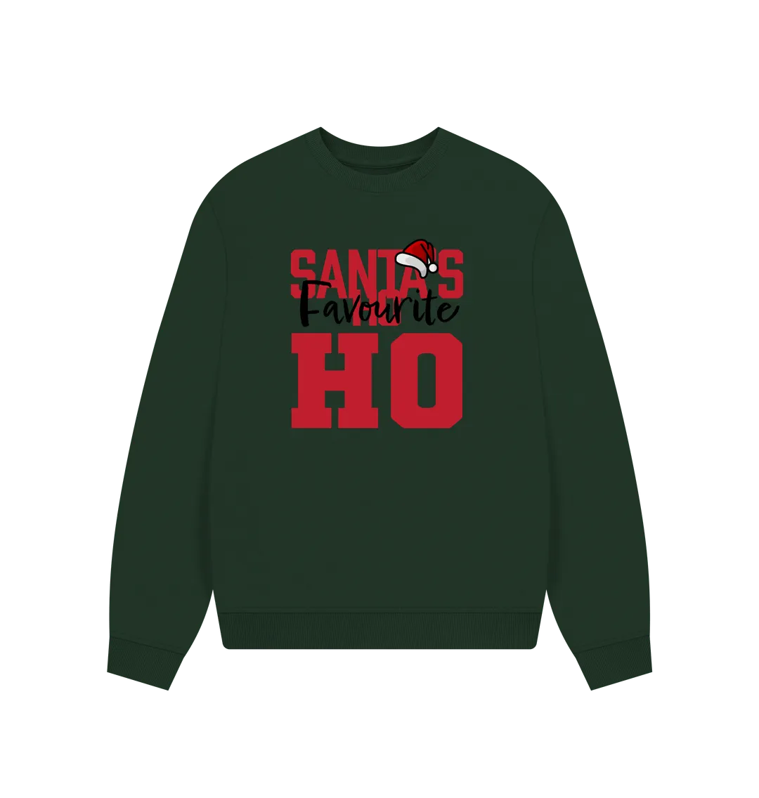 Santa's Favourite Women's Oversized Christmas Jumper