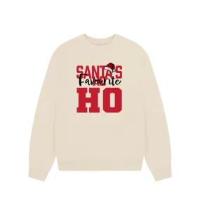 Santa's Favourite Women's Oversized Christmas Jumper