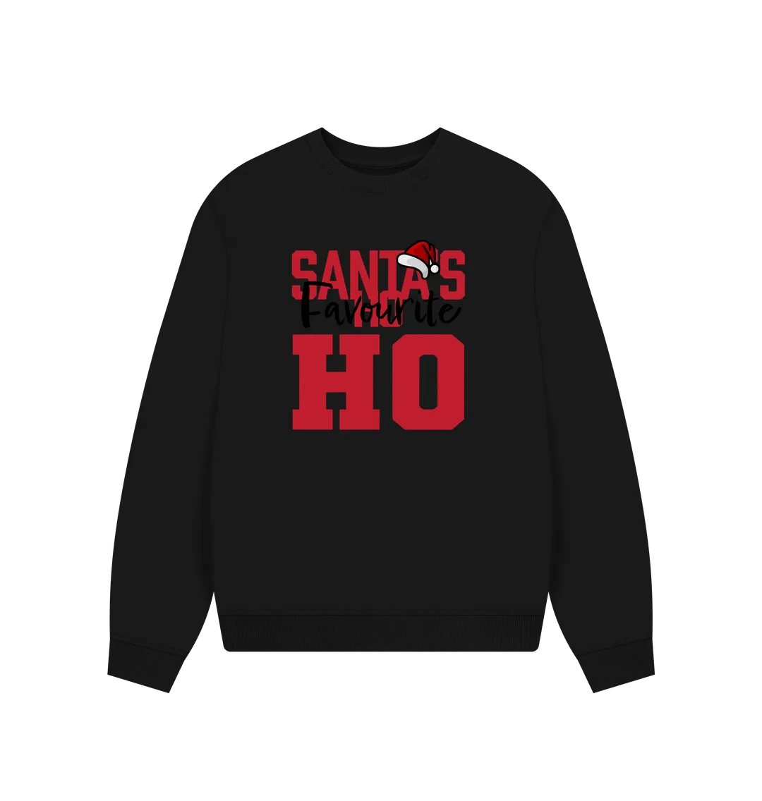 Santa's Favourite Women's Oversized Christmas Jumper