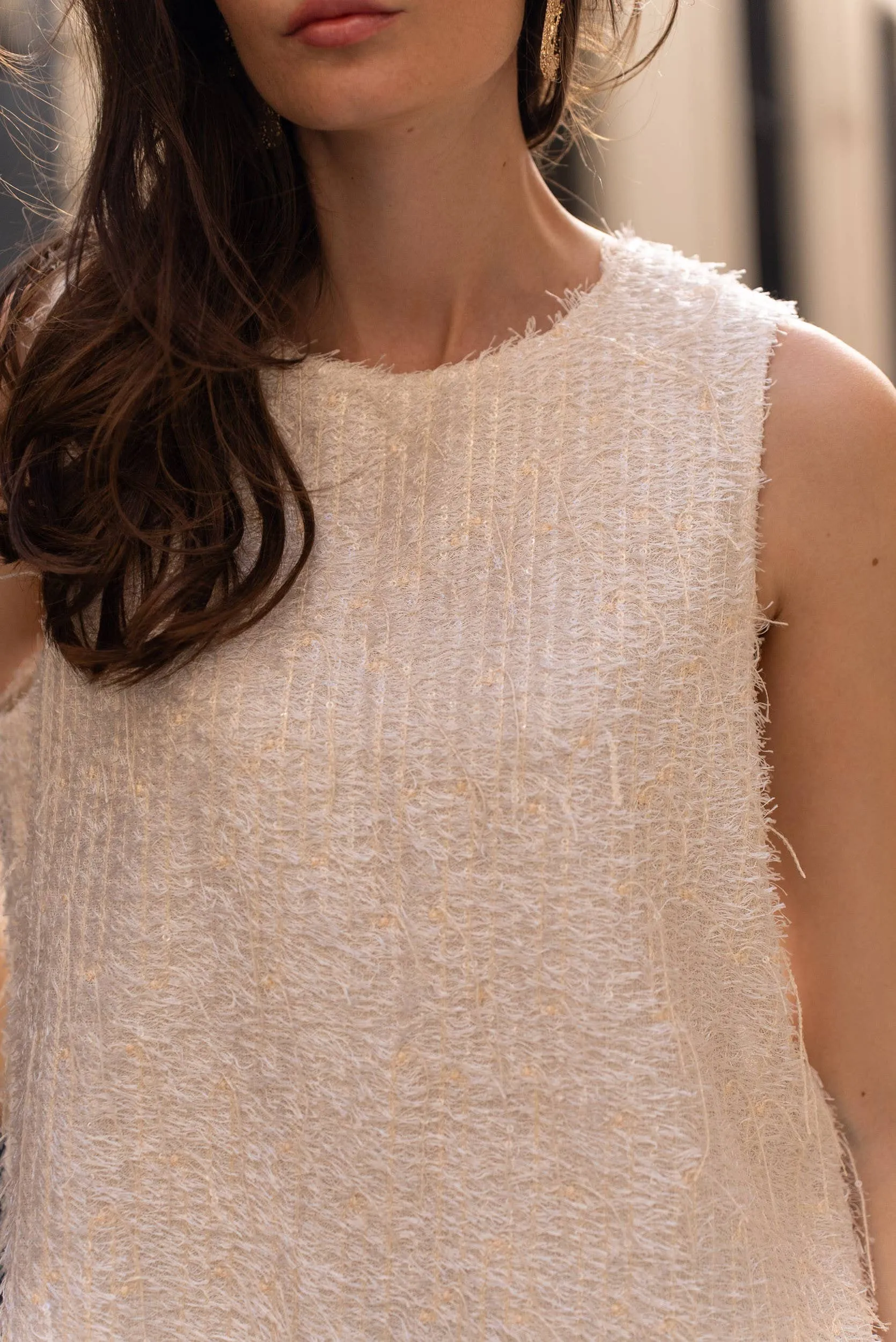 Sequins & Fringe Tank