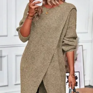 Shanaya Long Split Cardigan Jumper