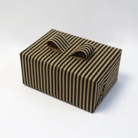 Signature Stripe Kraft Black Giftwrap Counter Roll