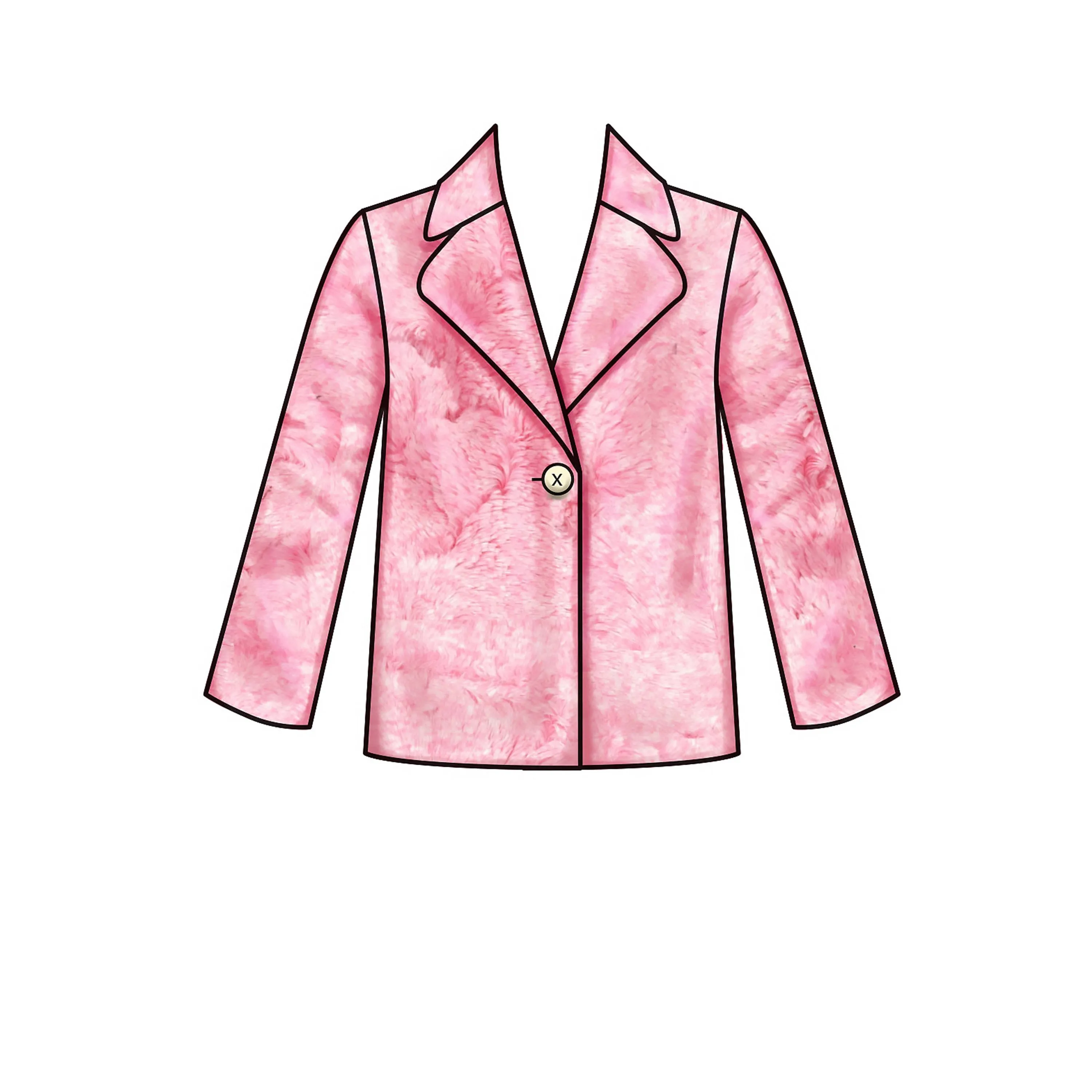 Simplicity Pattern 9027 Children's & Girls' Lined Coat