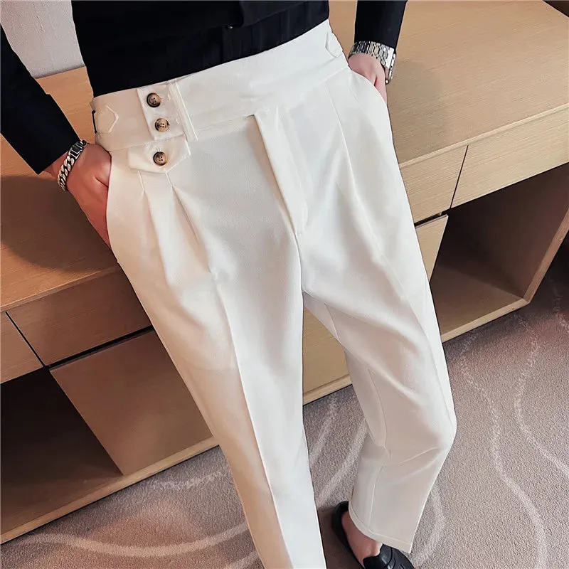 Slim fit suit elegant pants