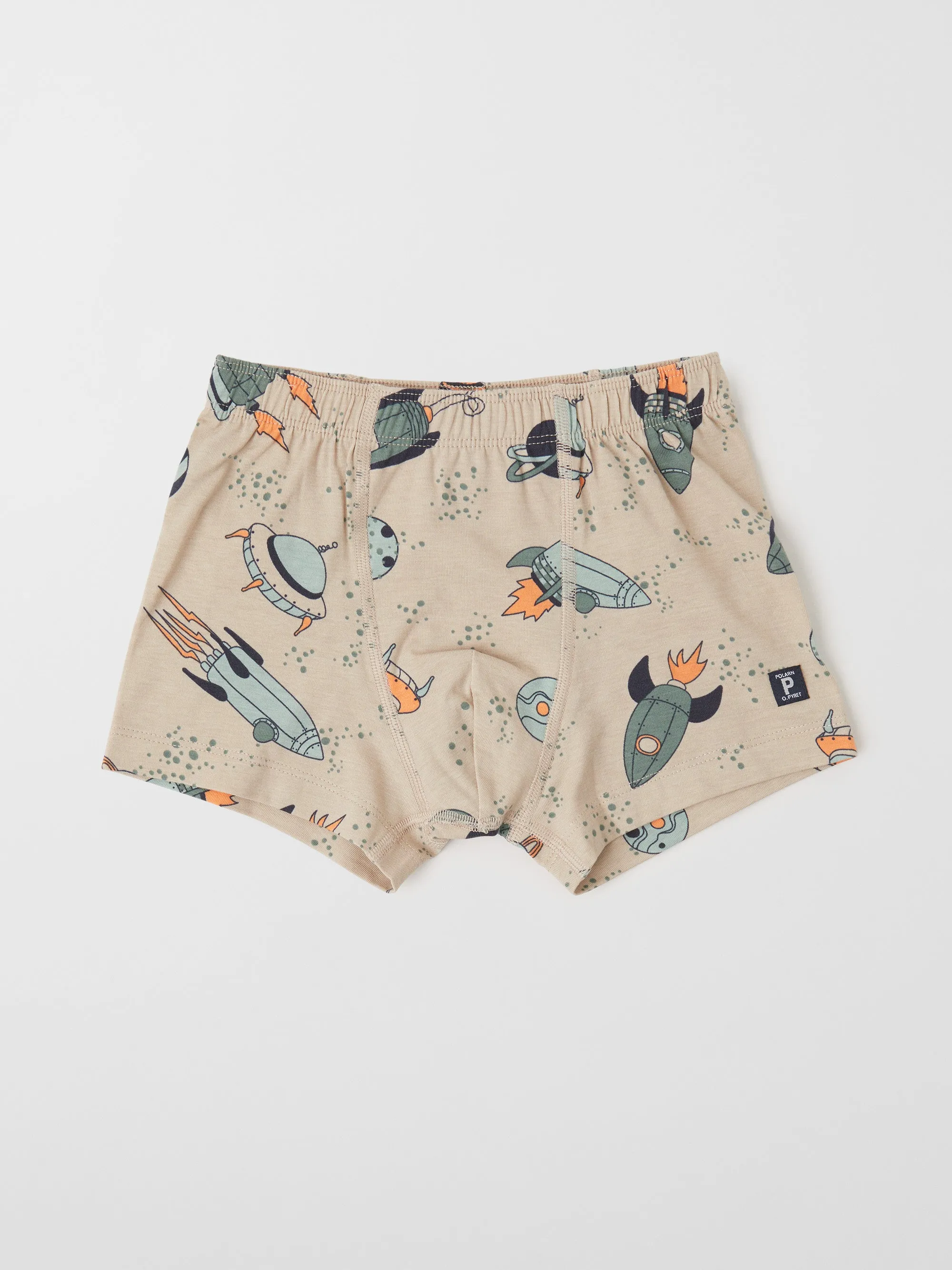 Space Print Boys Boxers