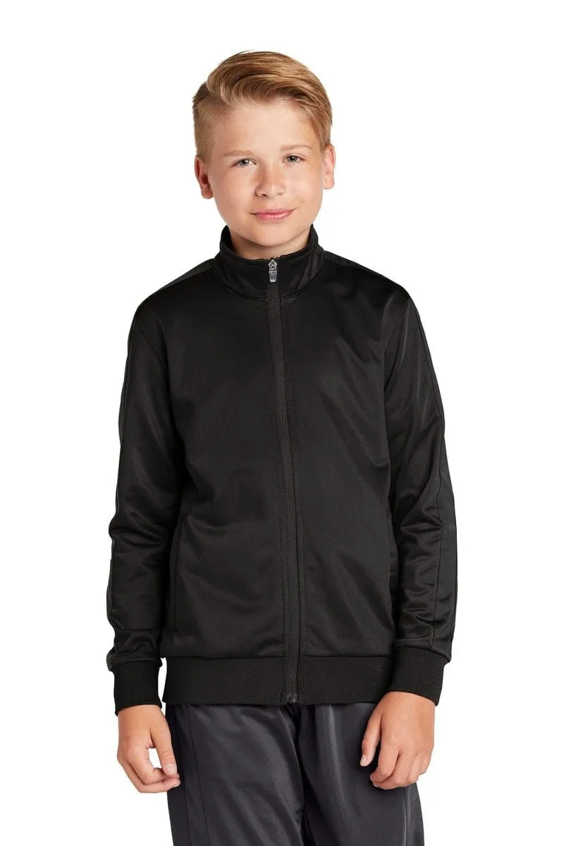 Sport-Tek YST94: Youth Tricot Track Jacket