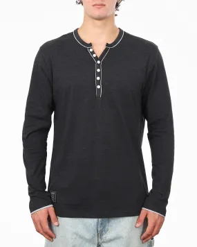 Stretch Long Sleeve Casual Button Henley Fashion Shirts